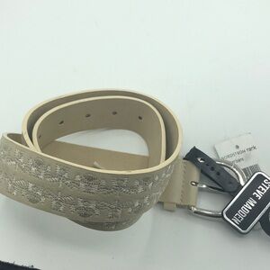 Steve Madden Women’s Belt Color: SAND Medium